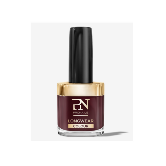 flesje donkerbordeaux nagellak